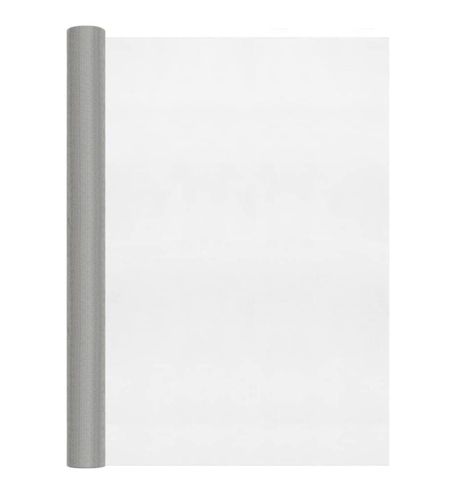 Fliegengitter Edelstahl 112x500 cm Silbern