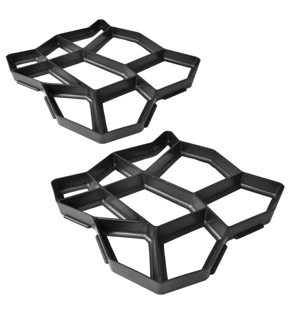 Pflasterform für den Garten 42 x 42 x 4 cm 2er-Set