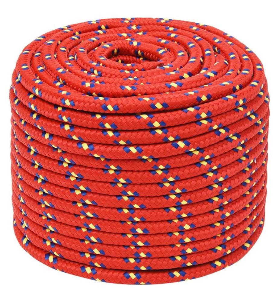 Bootsseil Rot 14 mm 100 m Polypropylen