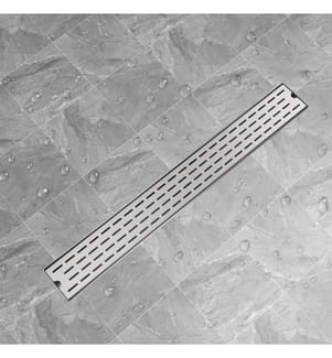 Drain de douche linéaire 930x140 mm acier inoxydable