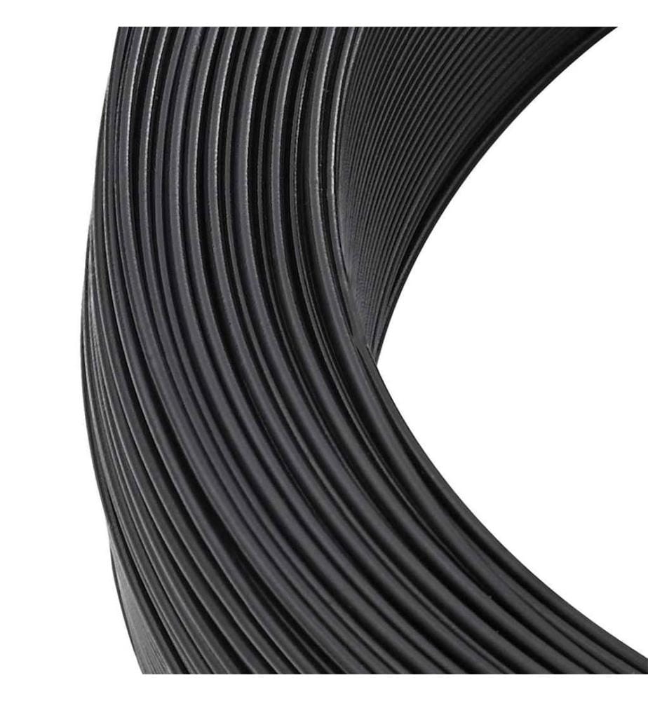 Zaun-Bindedraht 250 m 1,4/2 mm Stahl Anthrazit