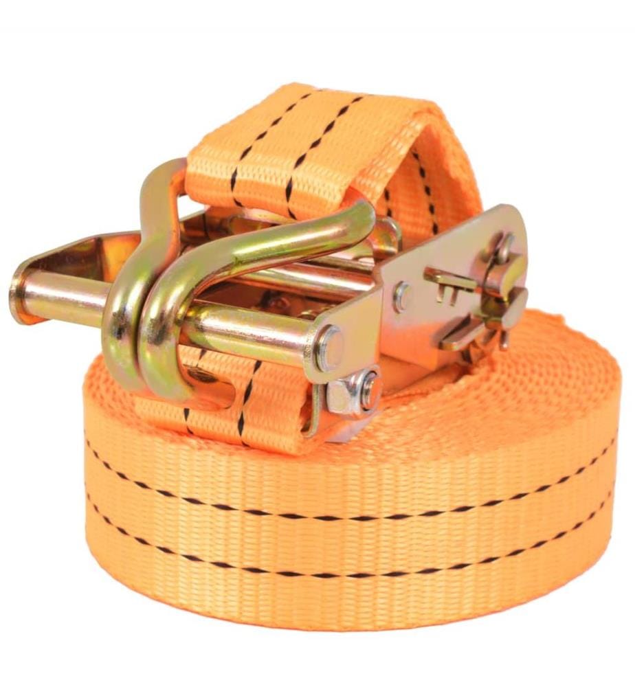 Ratschen-Spanngurte 4 Stk. 1 Tonne 6m×38mm Orange