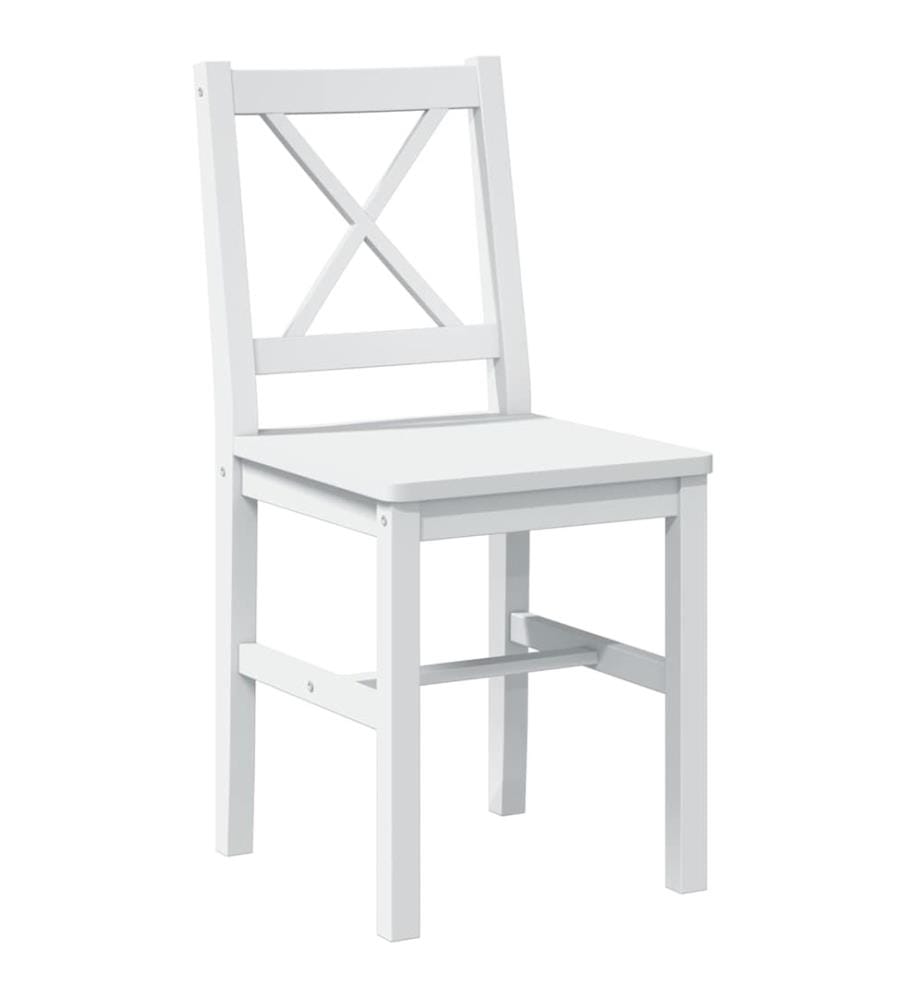 Ensemble de salle à manger 5 pcs Blanc