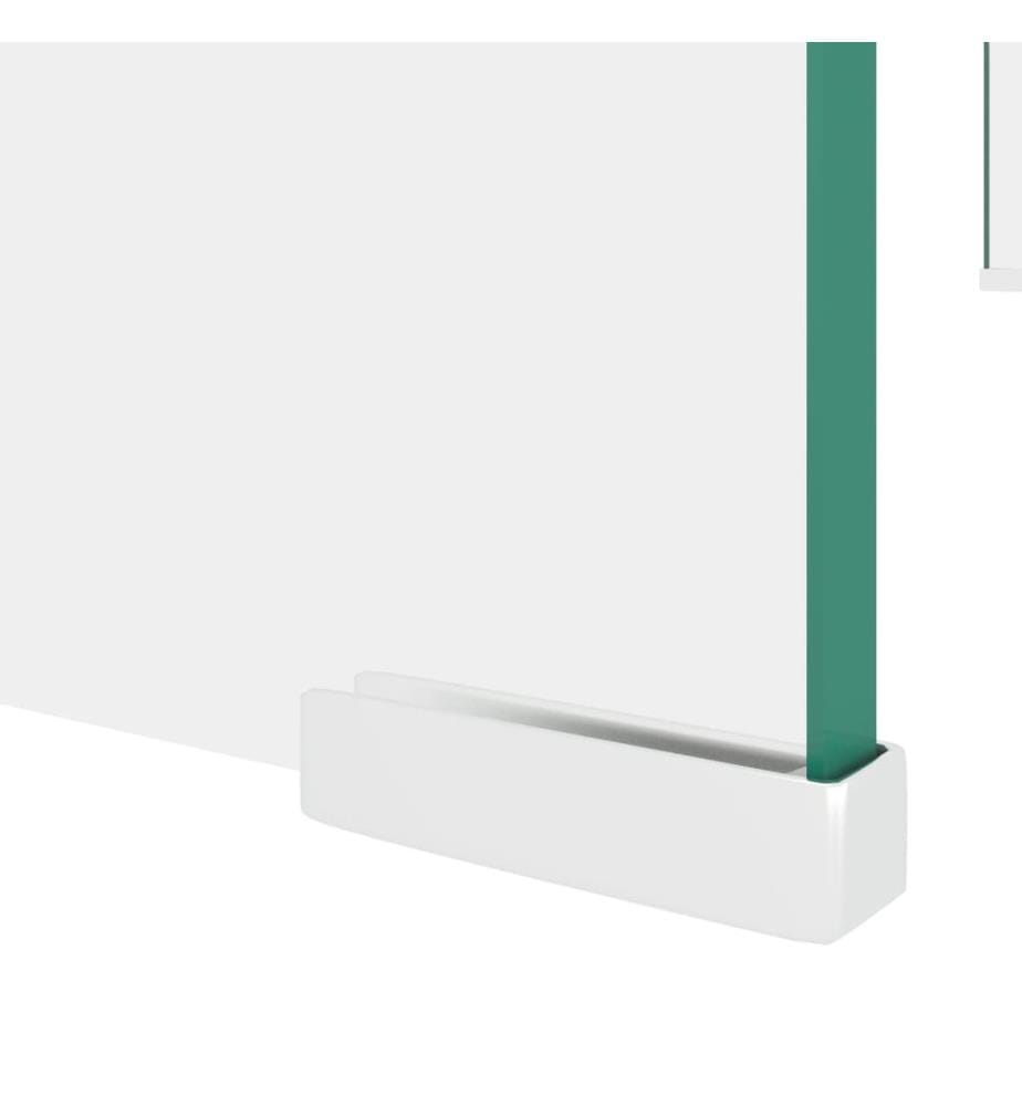 TV-Tisch/Bildschirmerhöhung Glas Transparent 80x30x13 cm