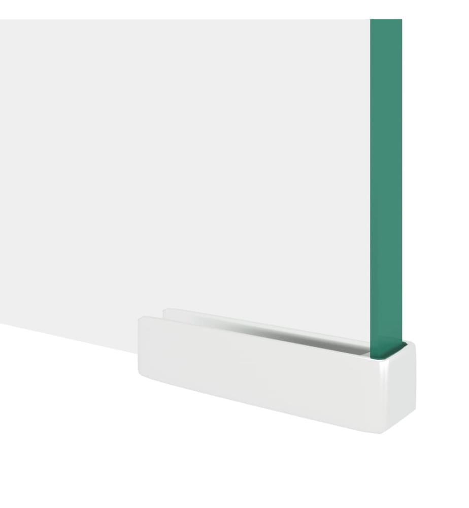 TV-Tisch/Bildschirmerhöhung Glas Transparent 120x30x13 cm