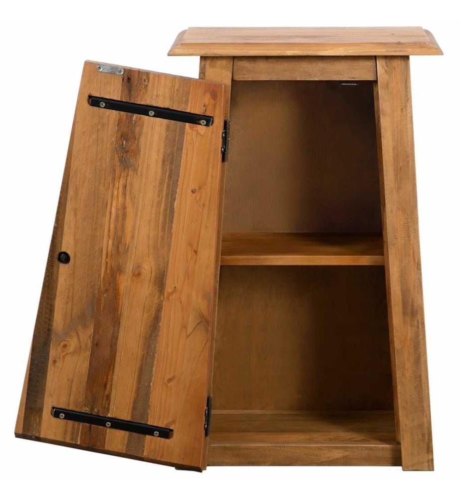 Bad-Wandschrank Massivholz Kiefer 42x23x70 cm