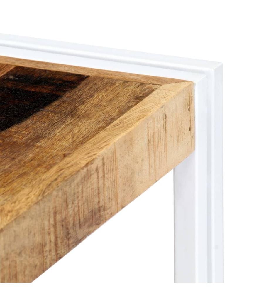 Meuble TV 90x30x40 cm Bois massif de manguier