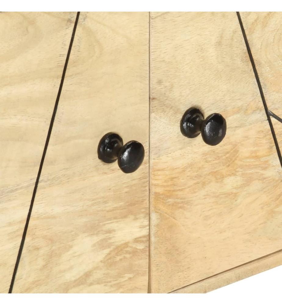 Meuble TV 140x30x40 cm bois de manguier massif