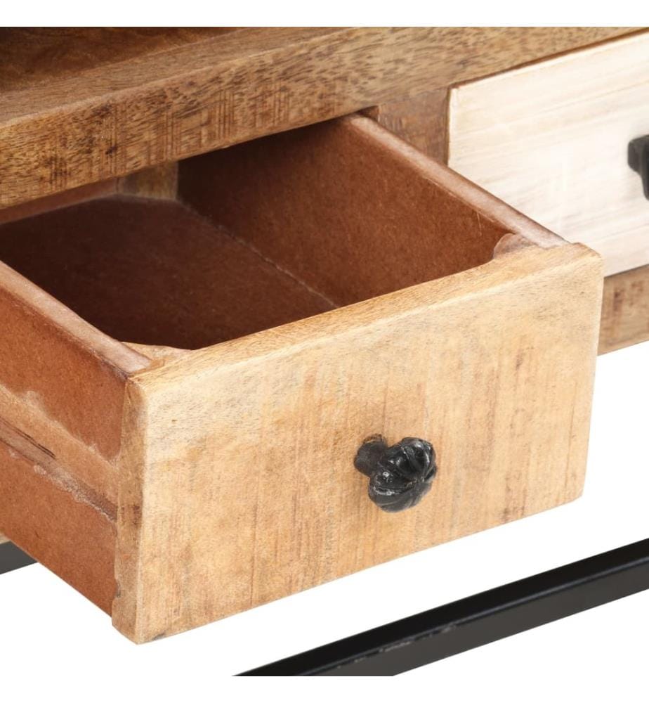 TV-Schrank 120x30x40 cm Altholz Massiv
