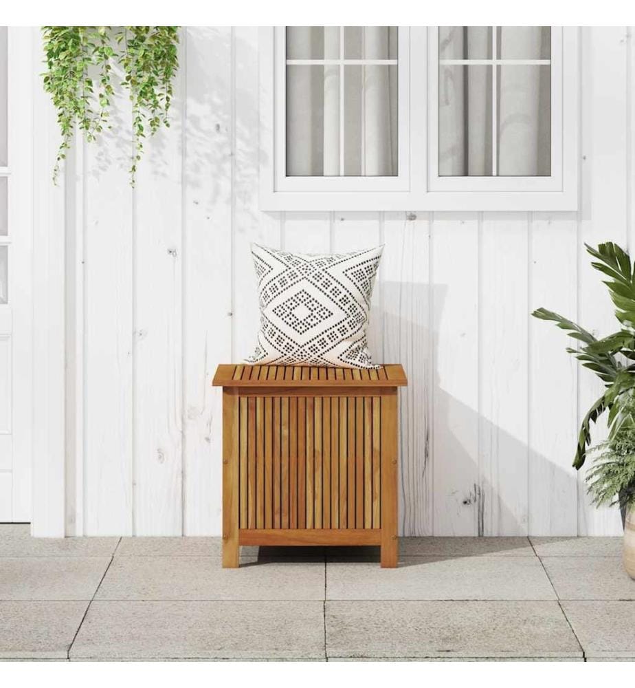 Garten-Aufbewahrungsbox 60x50x58 cm Massivholz Akazie