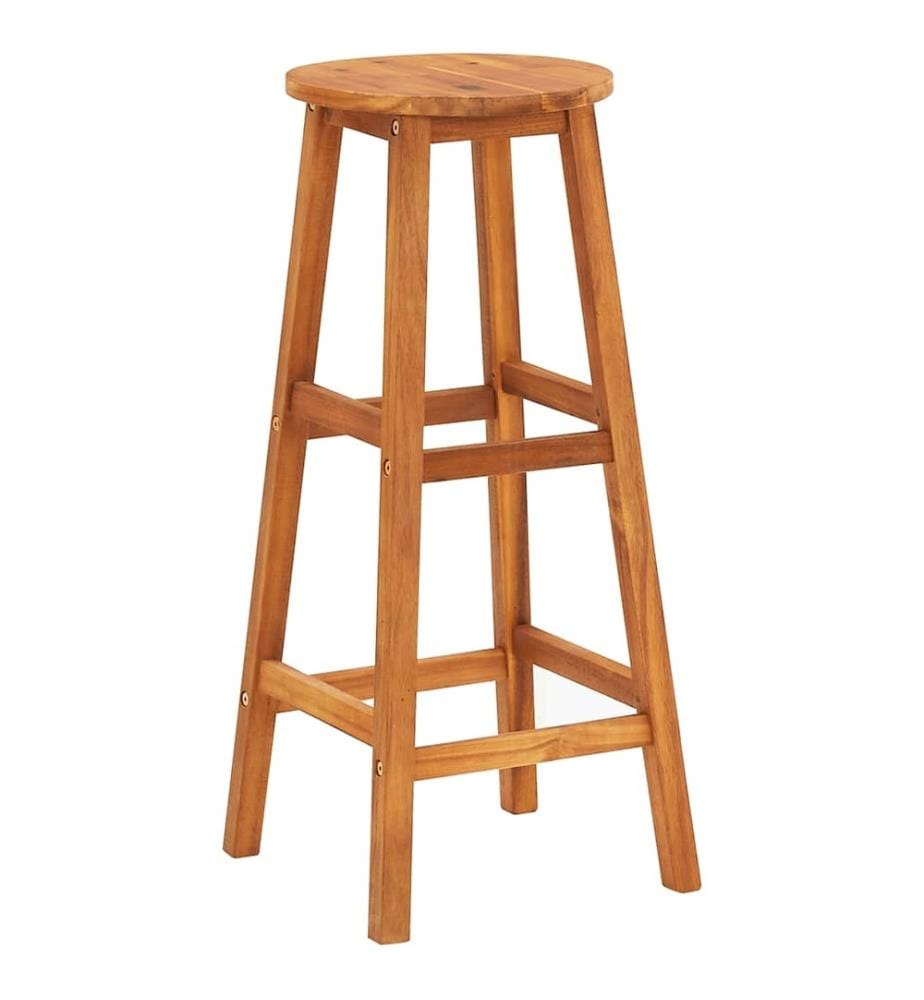 Barhocker 4 Stk. Massivholz Akazie