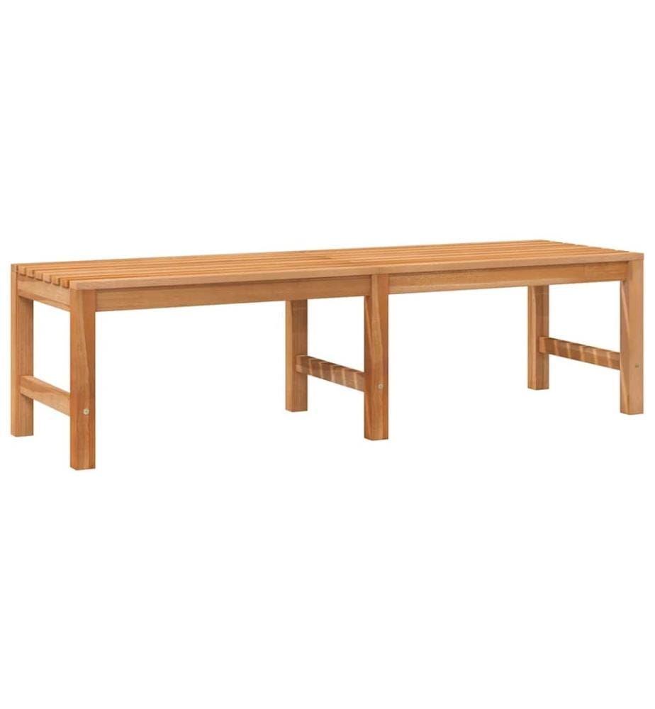 Gartenbank 150 cm Massivholz Teak