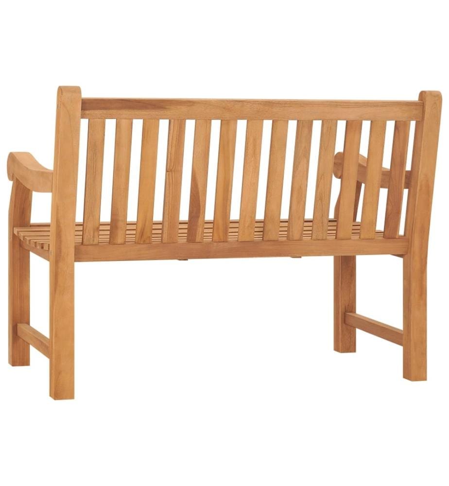 Banc de jardin 114 cm bois de teck solide