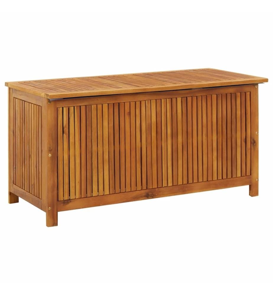 Garten-Aufbewahrungsbox 113x50x58 cm Massivholz Akazie