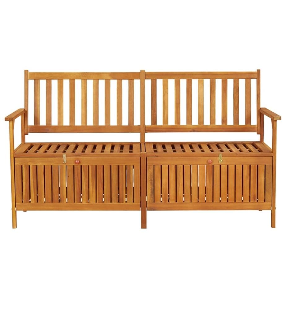 Banc de rangement 148 cm Bois d'acacia solide