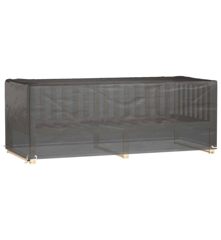 Gartenmöbel-Abdeckung 8 Ösen 192x82x65 cm Rechteckig