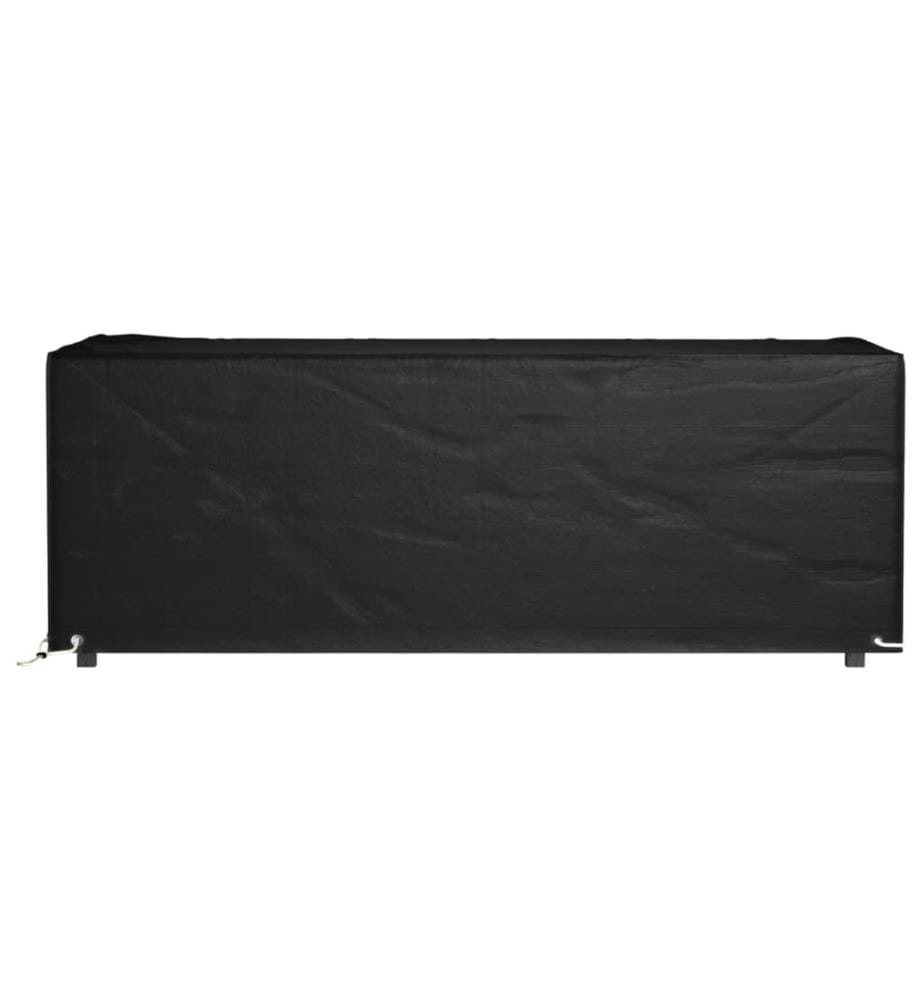 Gartenmöbel-Abdeckung 8 Ösen 192x82x65 cm Rechteckig