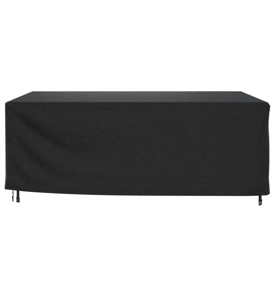Gartenmöbel-Abdeckungen 2 Stk. Schwarz 250x210x90cm Wasserdicht