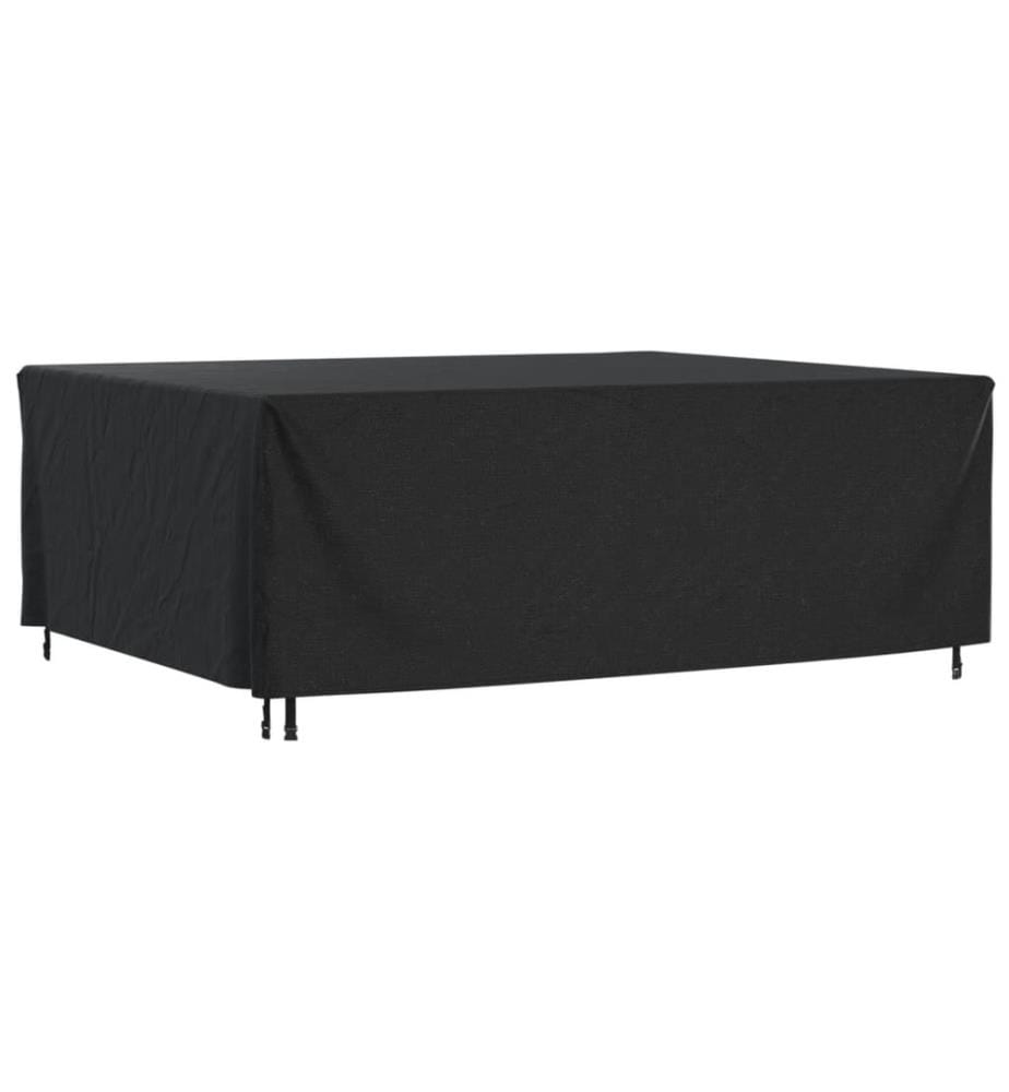 Gartenmöbel-Abdeckungen 2 Stk. Schwarz 250x210x90cm Wasserdicht