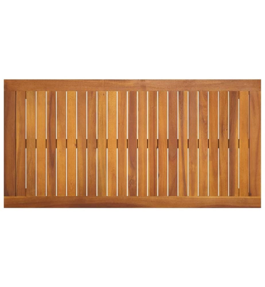 Gartentisch 110x55x67 cm Massivholz Akazie
