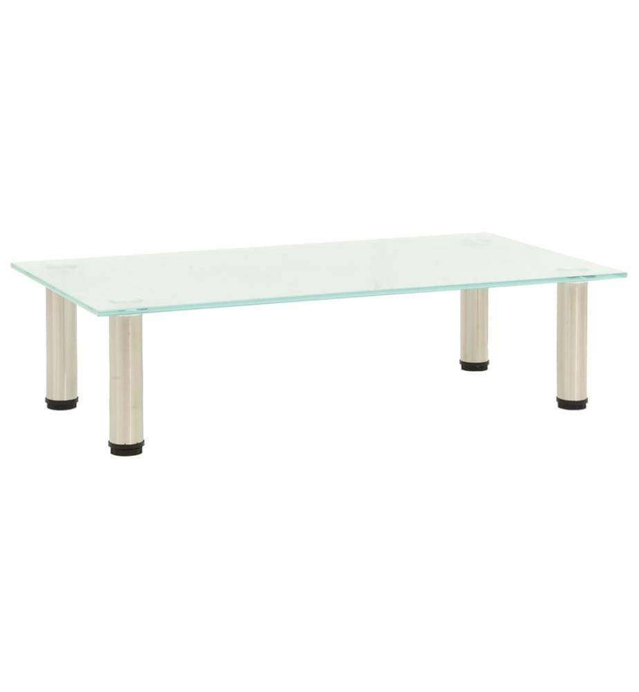TV-Tisch 60x35x17 cm Satiniertes Hartglas