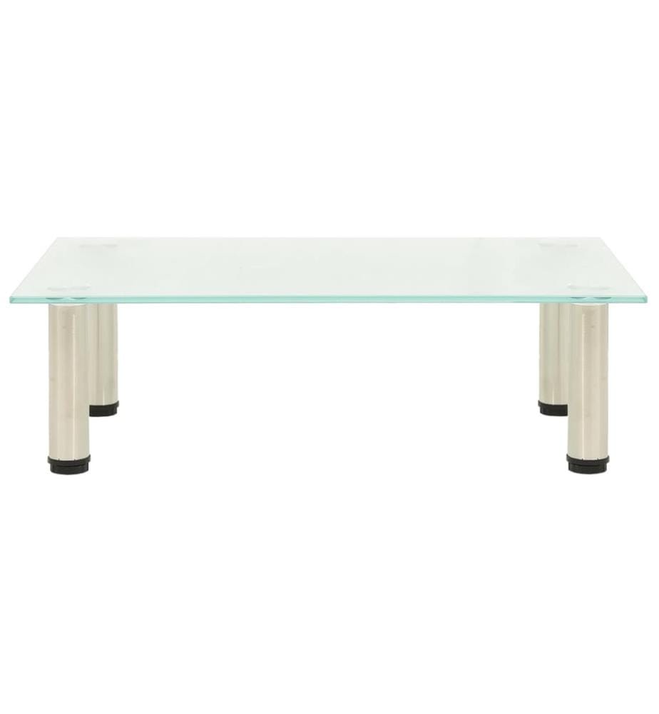 TV-Tisch 60x35x17 cm Satiniertes Hartglas