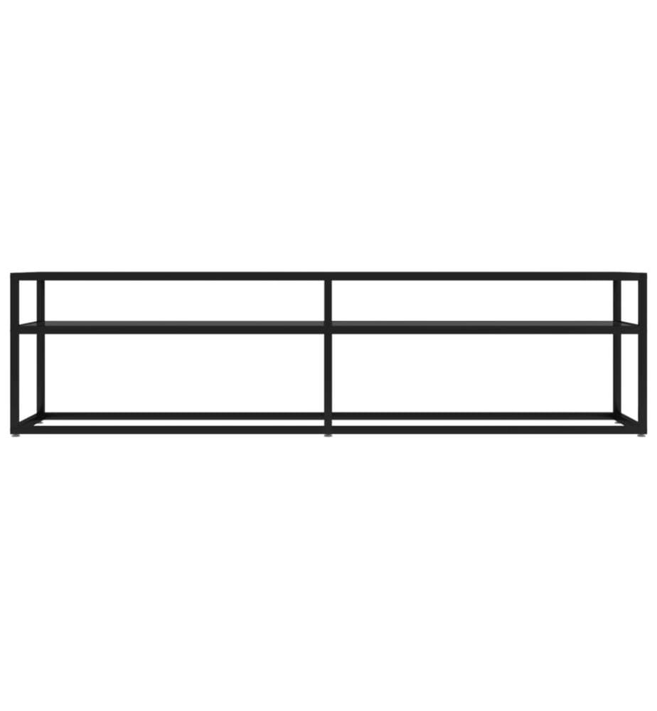 TV-Schrank Schwarz 160x40x40,5 cm Hartglas