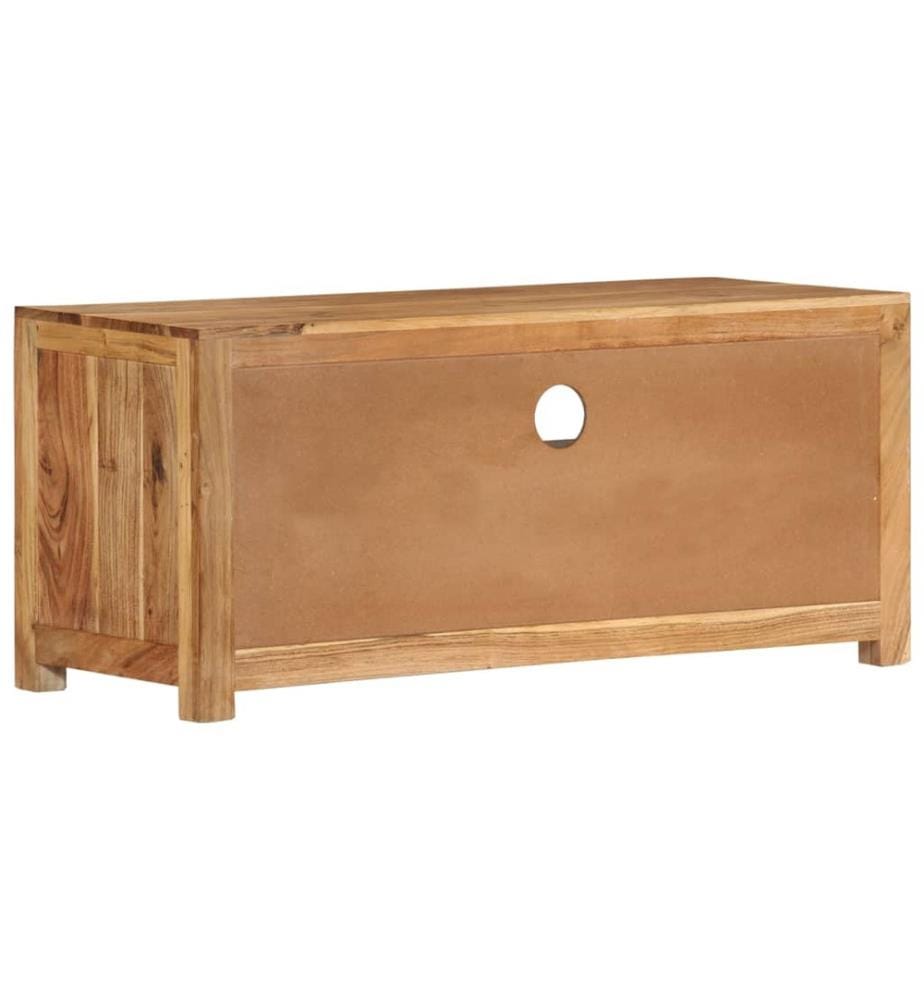 Meuble TV 88x35x40 cm bois d'acacia massif