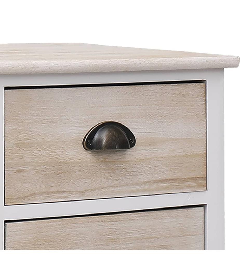 Meuble TV 108x30x40 cm Bois de Paulownia solide