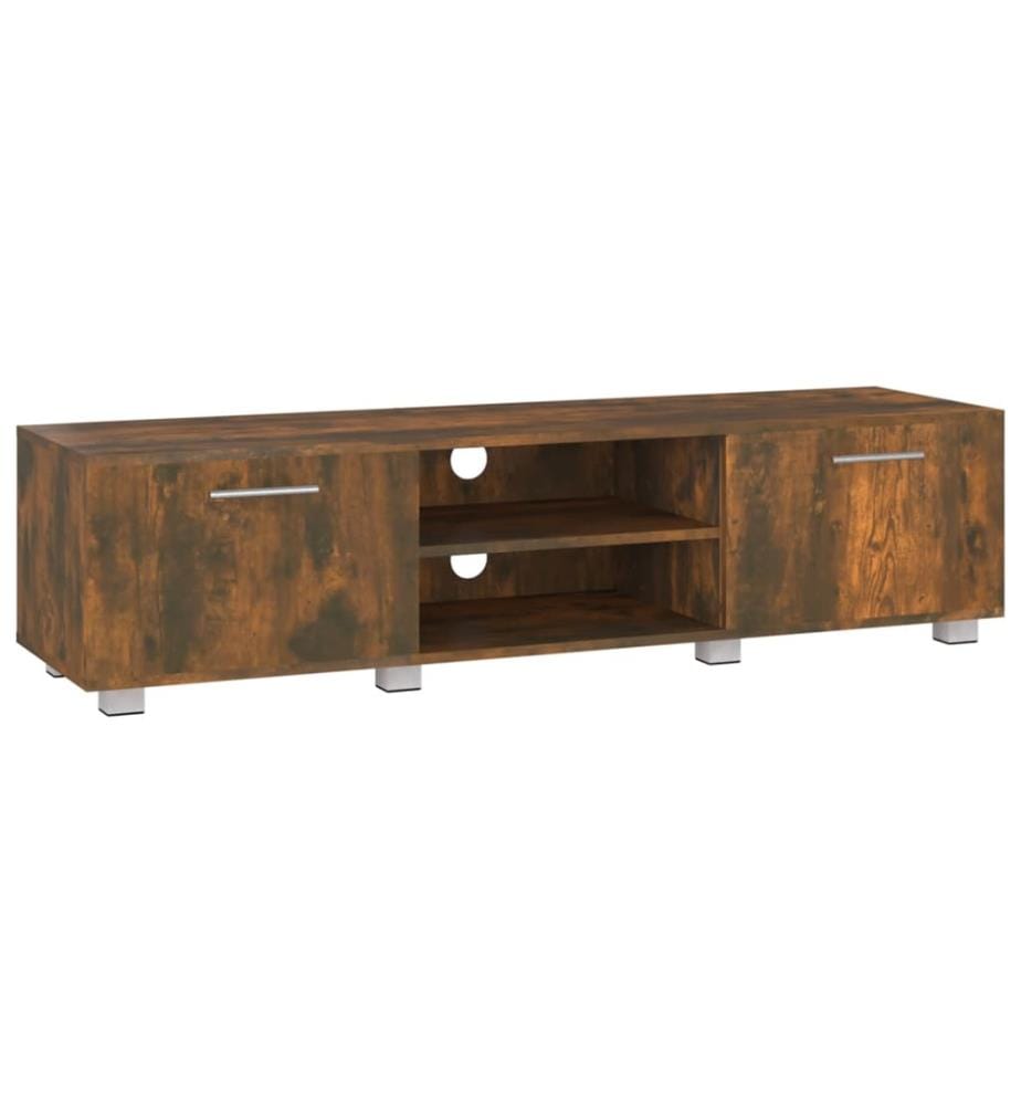 TV-Schrank Räuchereiche 140x40x35 cm Holzwerkstoff