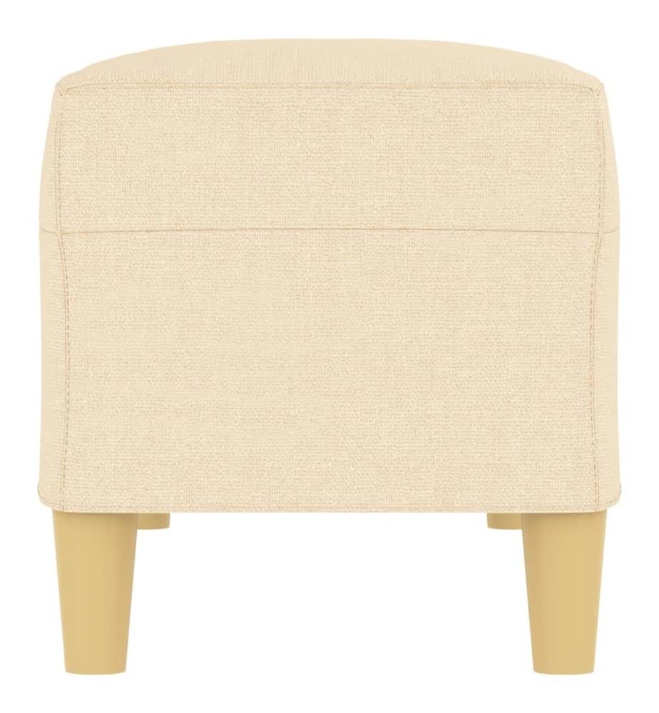 Banc Crème 100x35x41 cm Tissu
