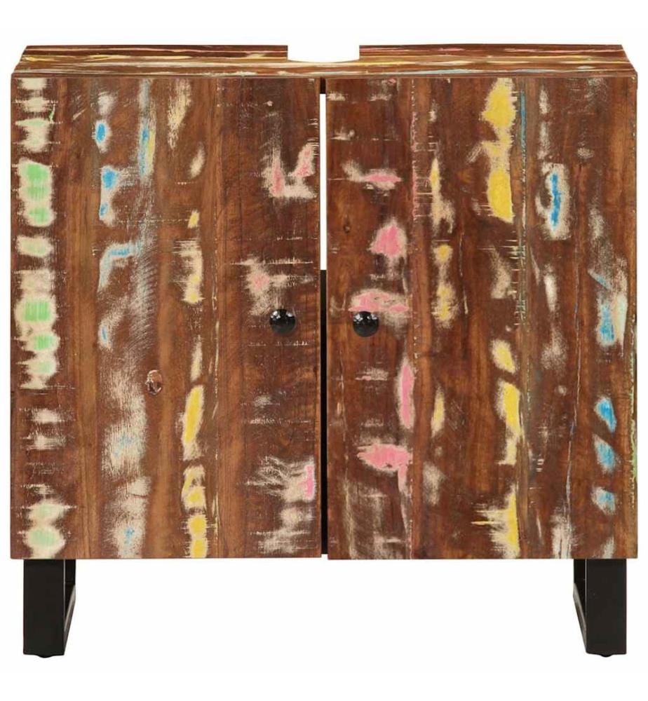 Meuble d'évier 62x33x58 cm bois de récupération et d'ingénierie