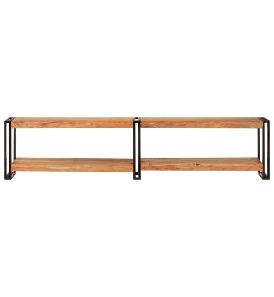 Meuble TV 180x30x40 cm bois d'acacia massif