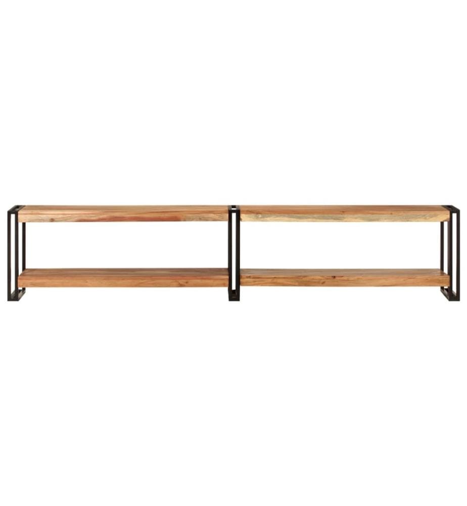 Meuble TV 200x30x40 cm bois d'acacia massif