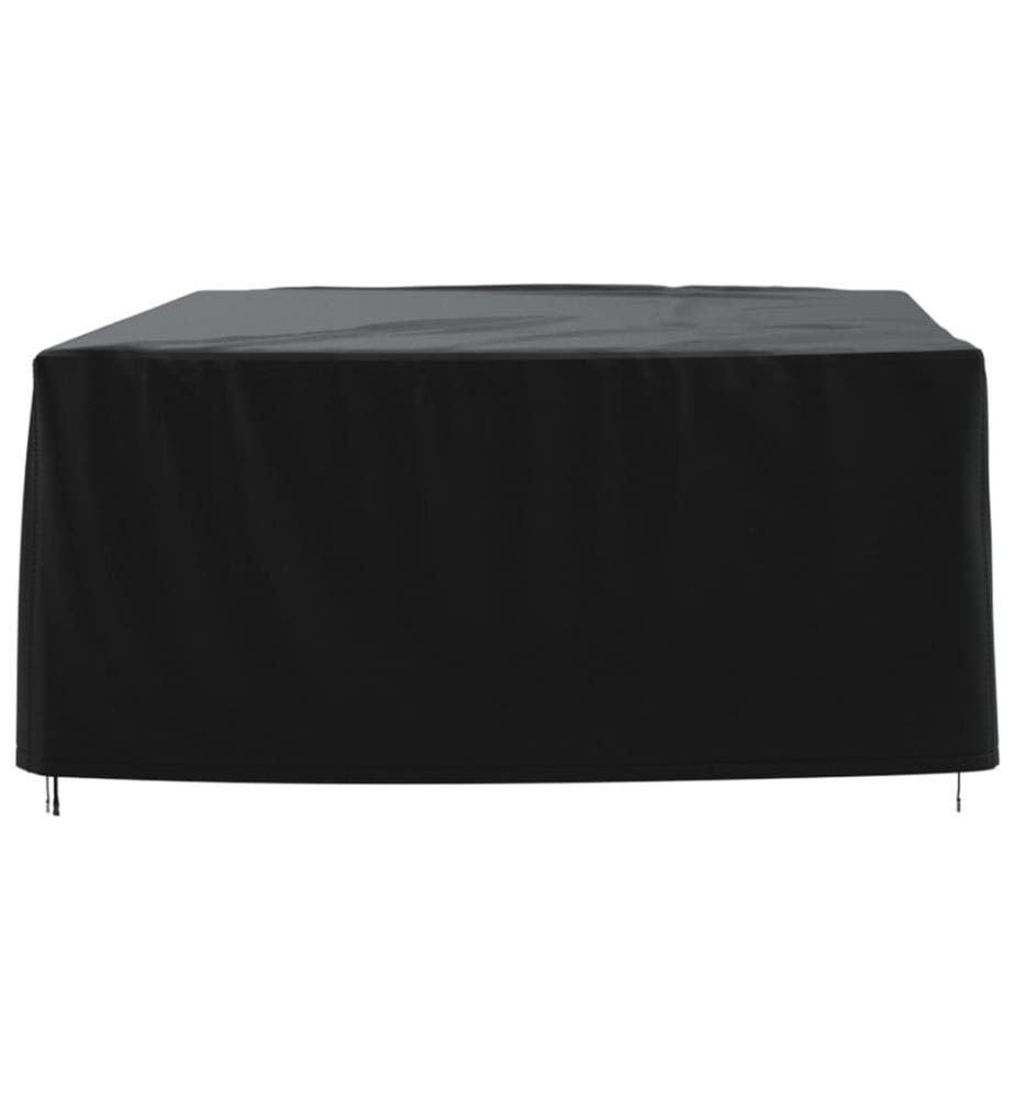 Gartenmöbel-Abdeckung Schwarz 315x180x74 cm 420D Oxford