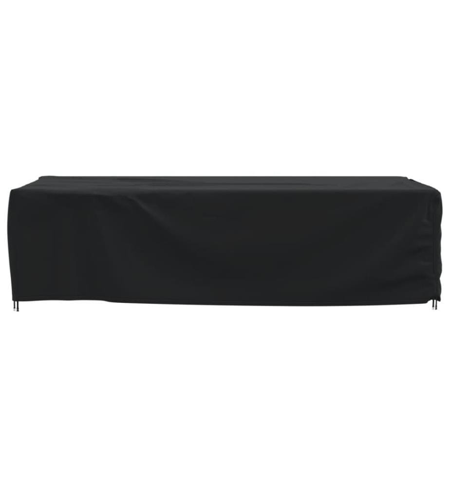 Gartenmöbel-Abdeckung Schwarz 315x180x74 cm 420D Oxford
