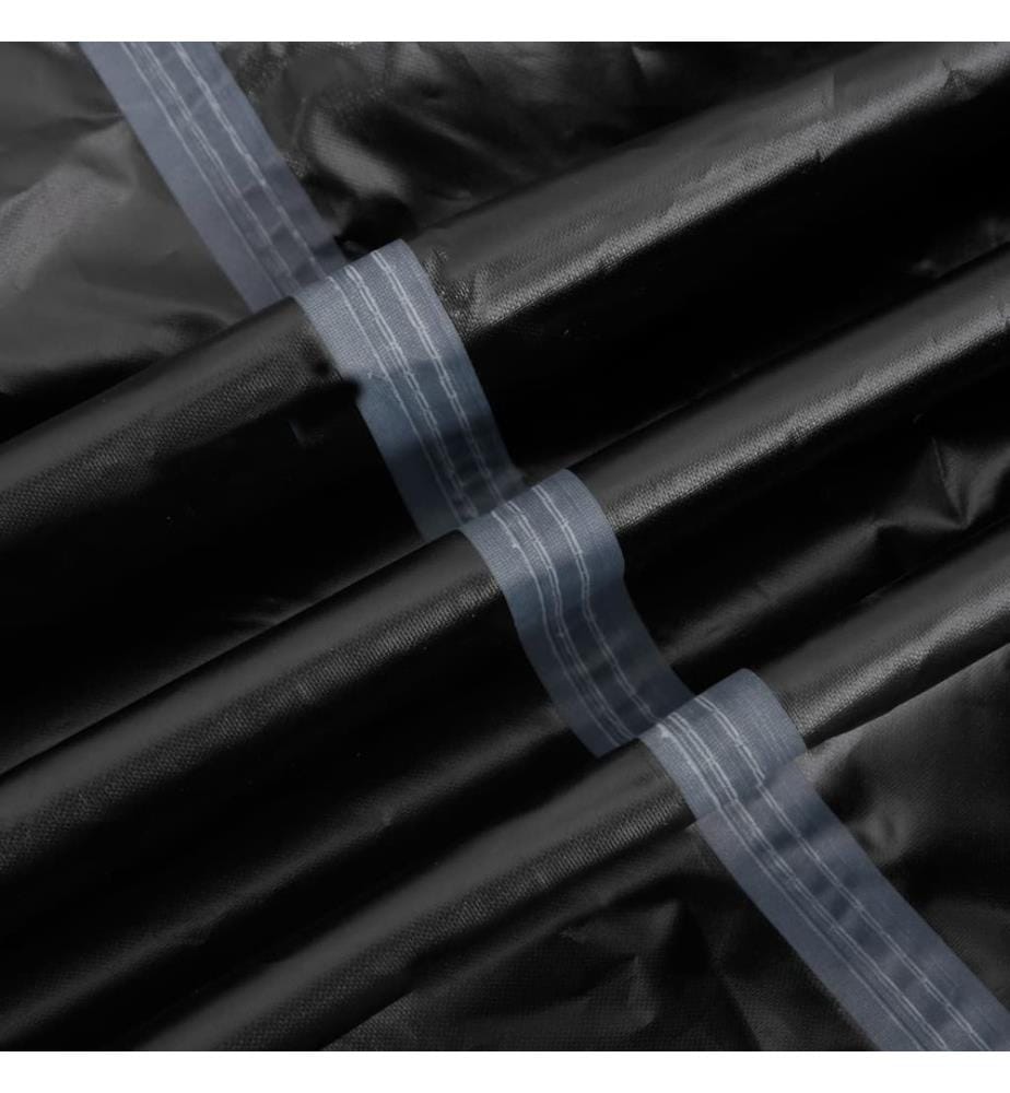 Gartenmöbel-Abdeckung Rund Schwarz Ø 157x71 cm 420D Oxford