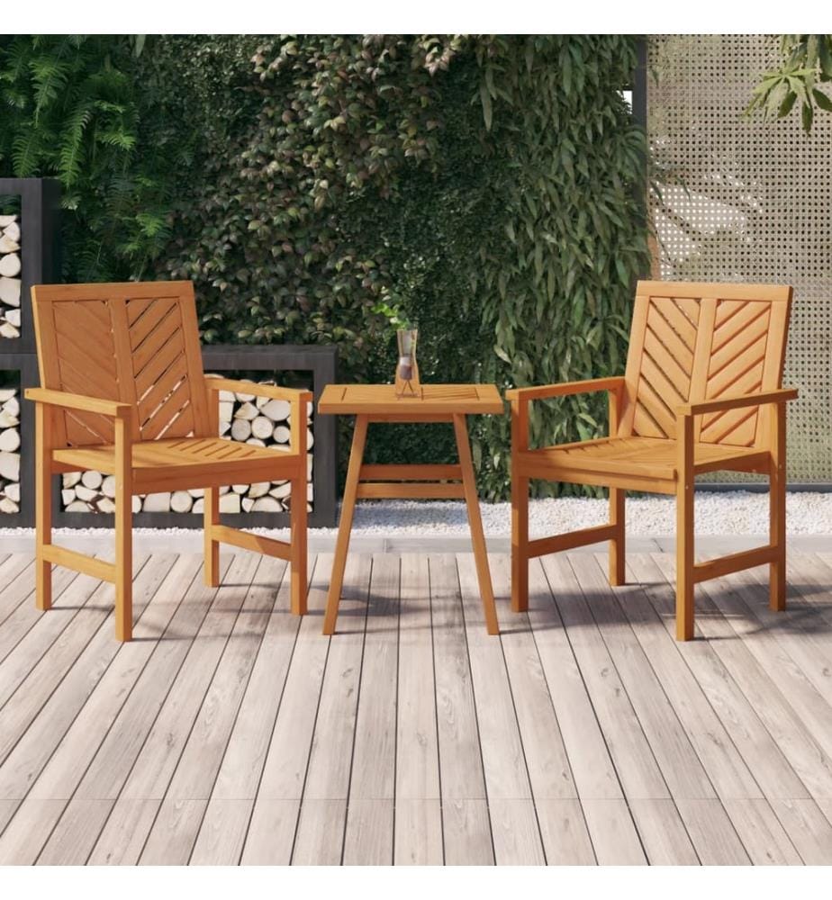 Table d'appoint 45x45x60 cm bois massif d'acacia