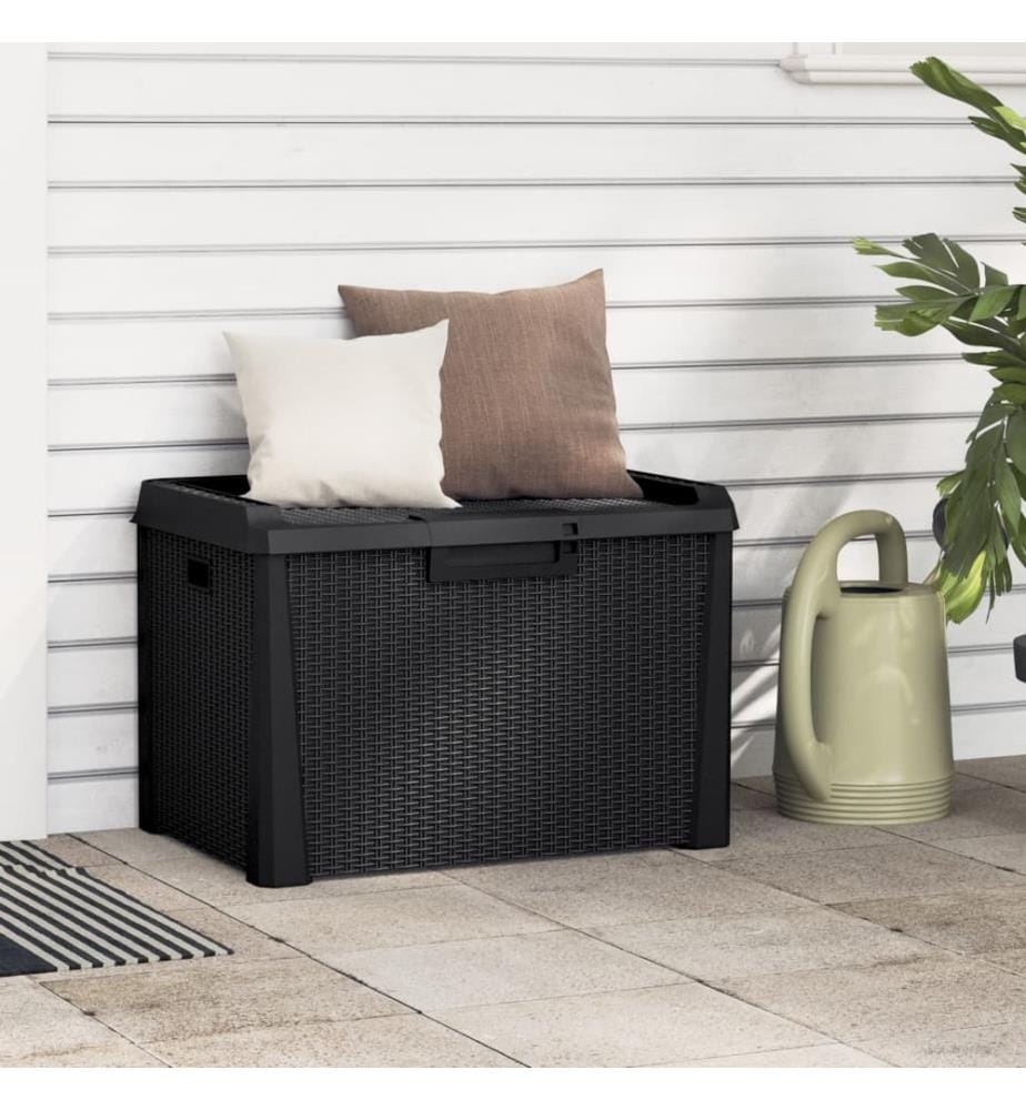 Gartentruhe Anthrazit 125 L PP