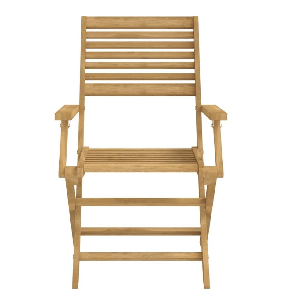 Gartenstühle 2 Stk. Klappbar 54,5x61,5x86,5cm Massivholz Akazie