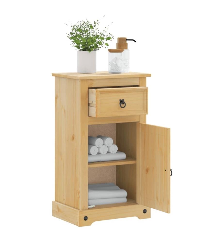 Badschrank Corona 45x33x80 cm Massivholz Kiefer