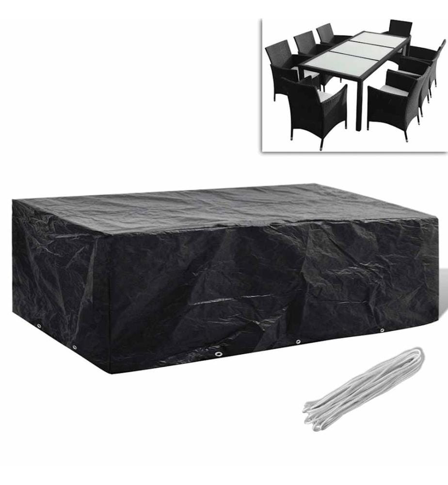 Gartenmöbel-Abdeckung 8 Ösen 300×140×90 cm