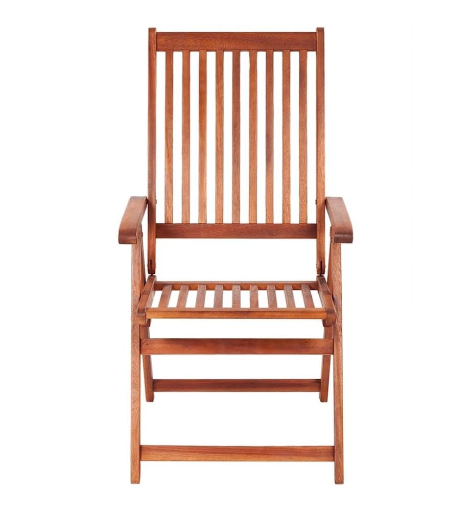 Gartenstühle 2 Stk. Klappbar Akazie Massivholz Braun