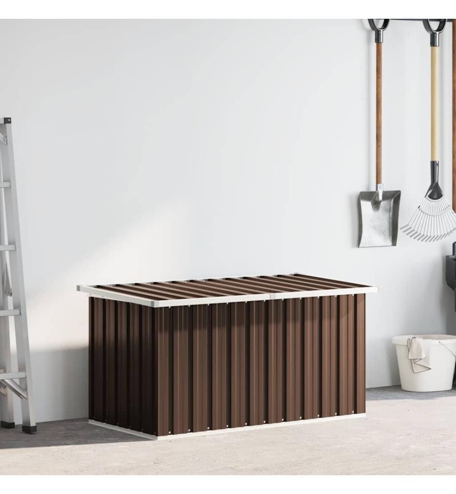 Garten-Aufbewahrungsbox Braun 129 x 67 x 65 cm