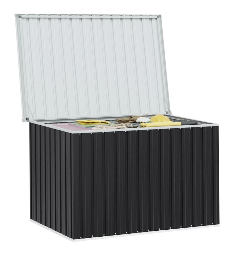 Boîte de rangement de jardin Anthracite 149x99x93 cm