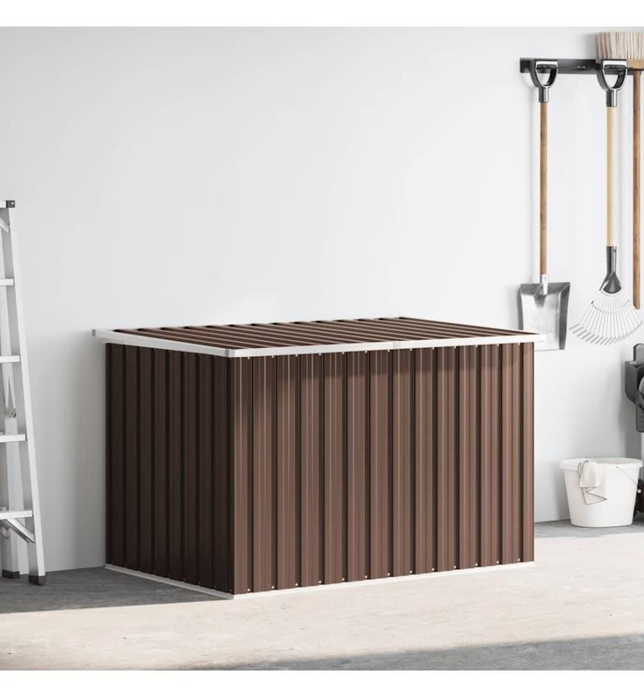 Boîte de rangement de jardin Marron 149x99x93 cm