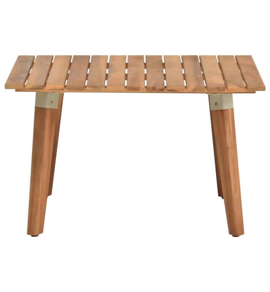 Table basse de jardin 60x60x36 cm Bois solide d'acacia