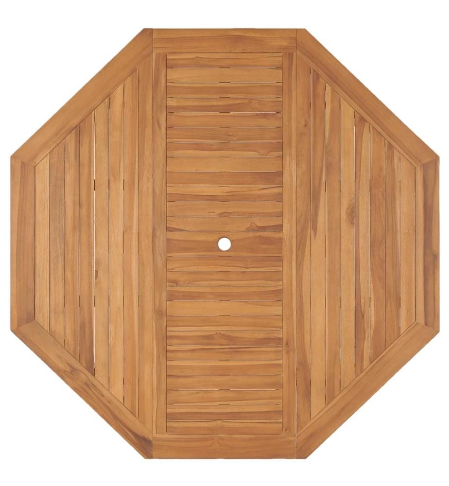 Gartentisch 150x150x75 cm Teakholz Massiv