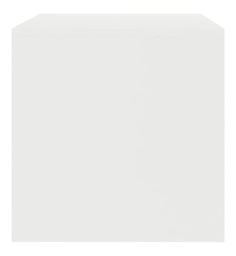 Meuble TV Blanc 100 x 40 x 40 cm Aggloméré