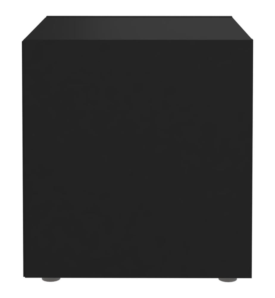 Meubles TV 4 pcs noir 37x35x37 cm bois d'ingénierie